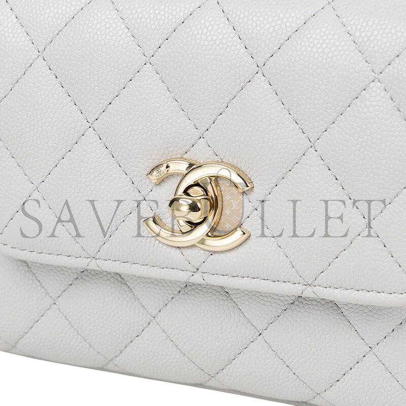 Ch**el mini flap bag with top handle ap4244 (14.5*11.5*5.5cm)
